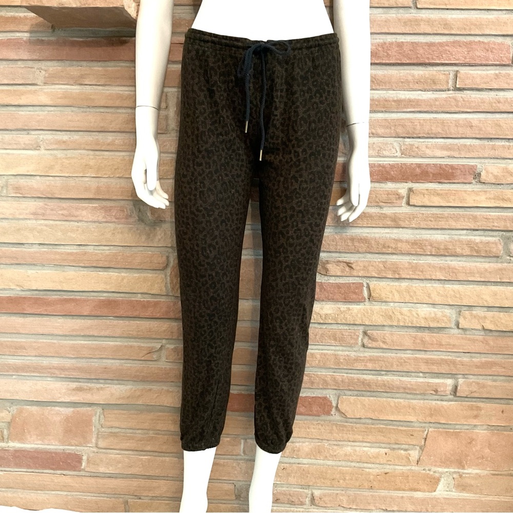 Obey Lightweight Leopard Print Joggers Sweatpants Small